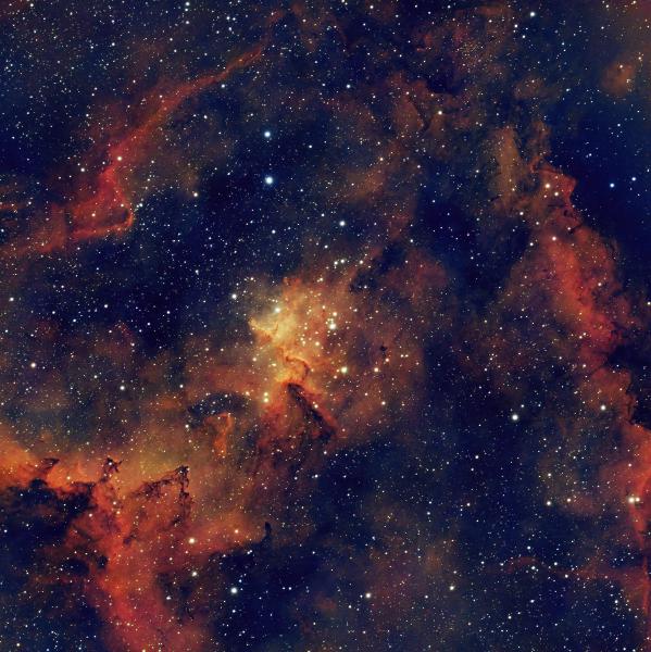 Melotte 15, Heart of the Heart Nebula