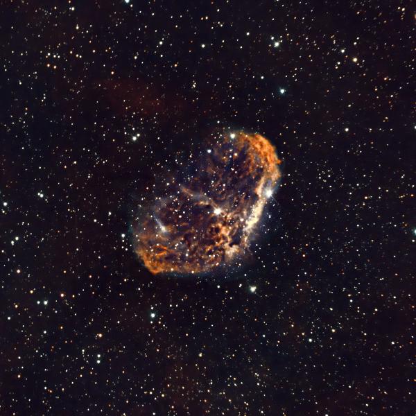NGC 6888, Crescent Nebula close-up