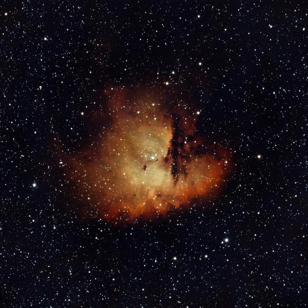NGC 281, Pacman Nebula (HOO)